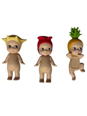 Authentic Sonny Angel Manta Ray Rose Pineapple Hipper Bundle of 3